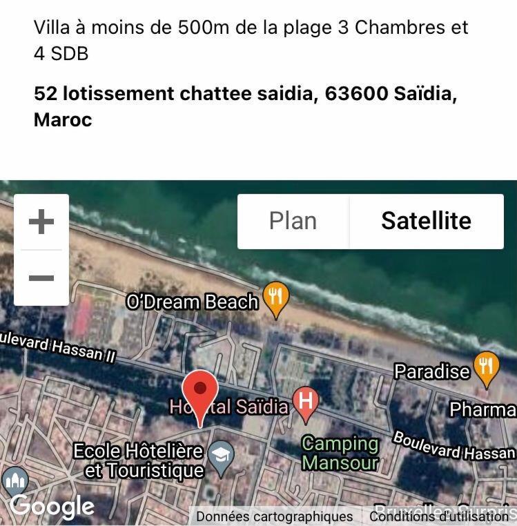 Villa A Moins De 500M De La Plage 3 Chambres Et 4 Sdb Saïdia Exterior foto